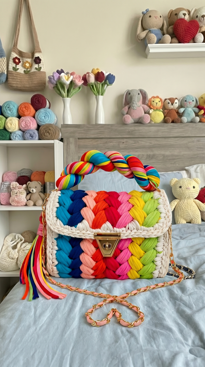 Chase's Pride Crochet Bags
